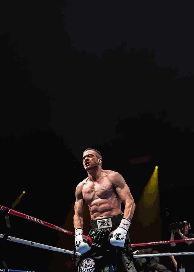 Boxer in Ring