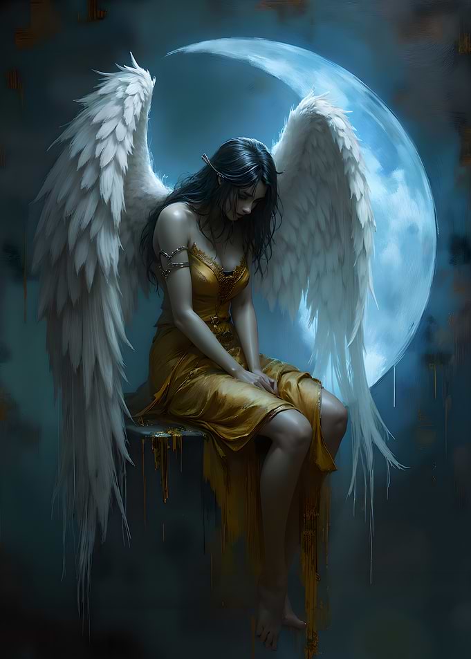 Angel on the Moon