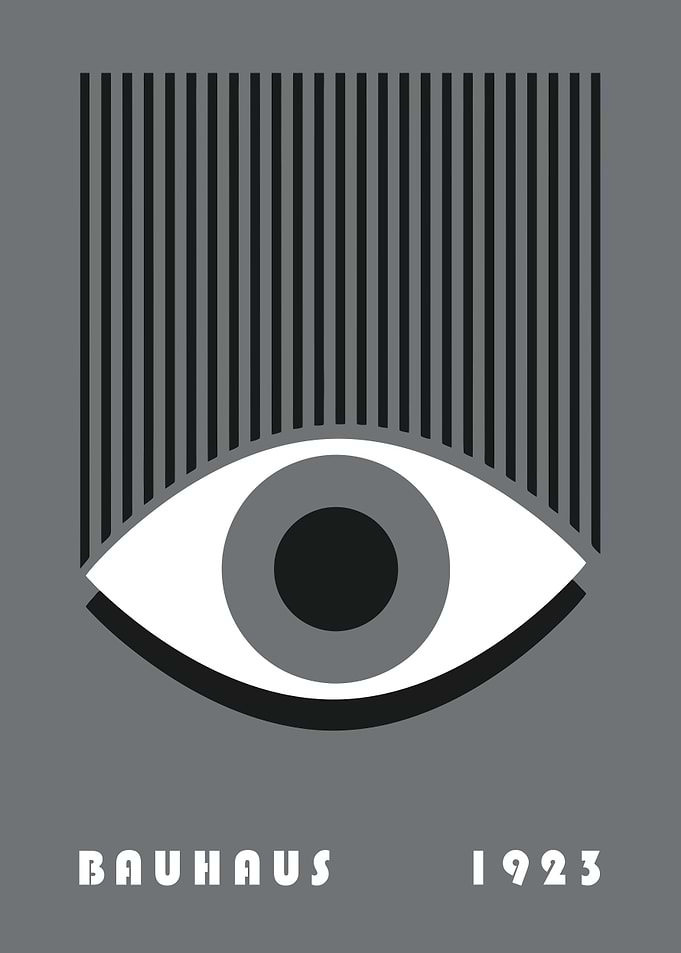 Bauhaus Eye Poster 1923
