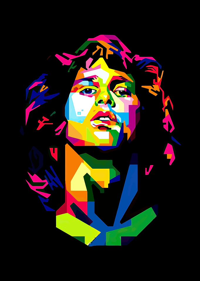 Colorful Pop Art Portrait