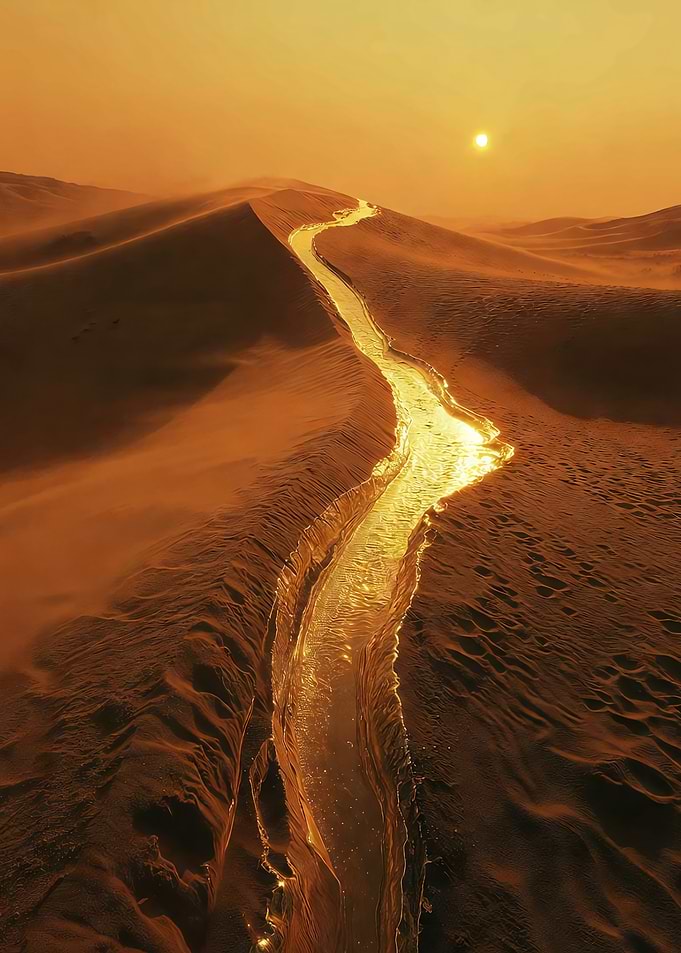 Desert at Sunset