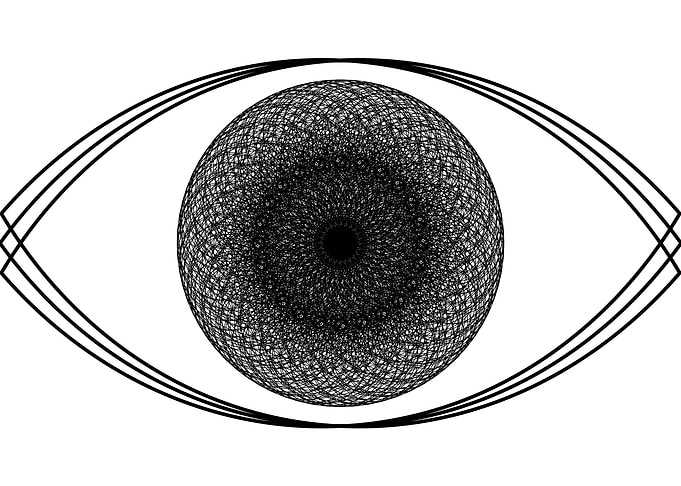 Abstract Eye Symbol