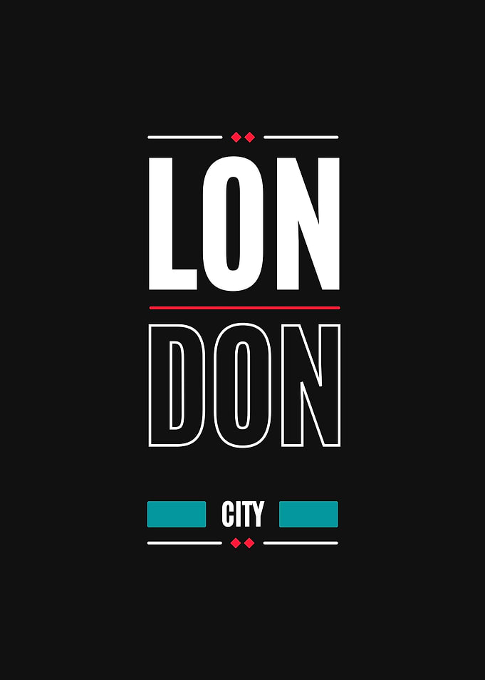 London City Text Art