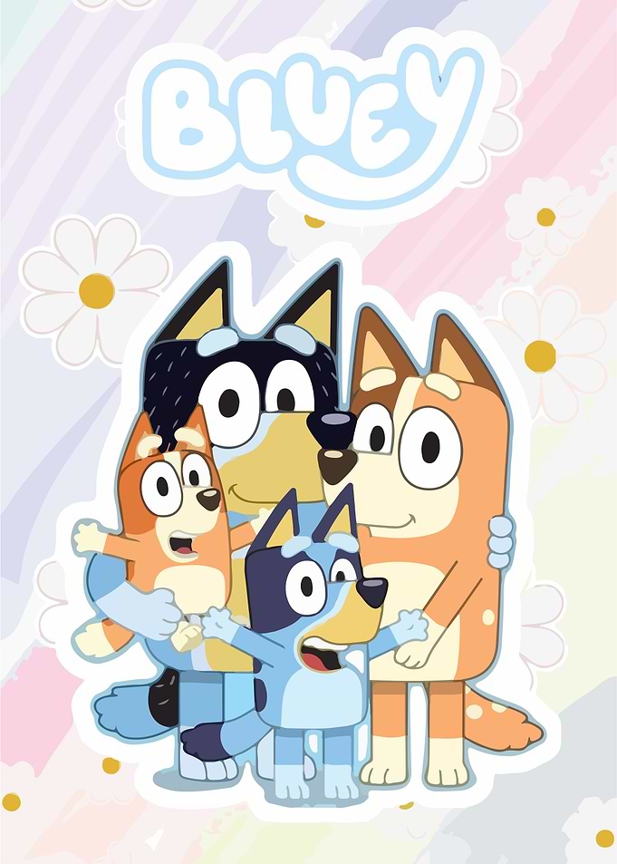 Bluey Family Cartoon