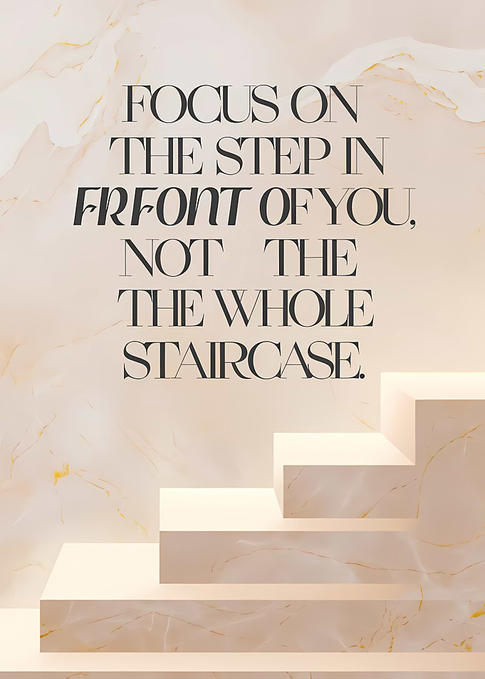 Inspirational Staircase Quote