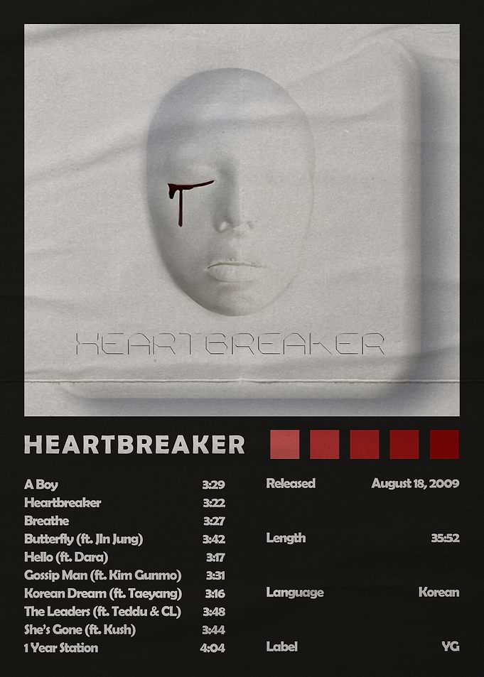 G-Dragon Heartbreaker Album Art