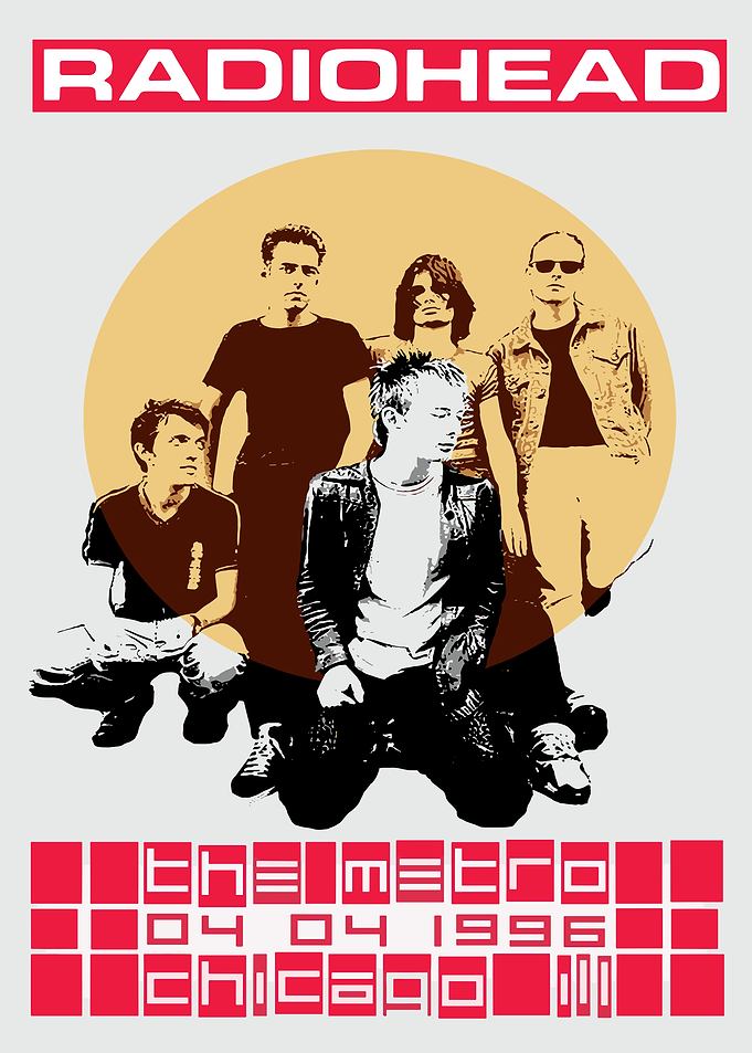 Radiohead Band Poster