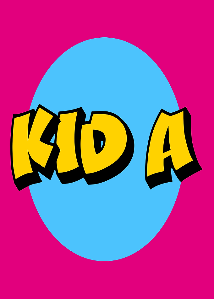 Kid A Text Art