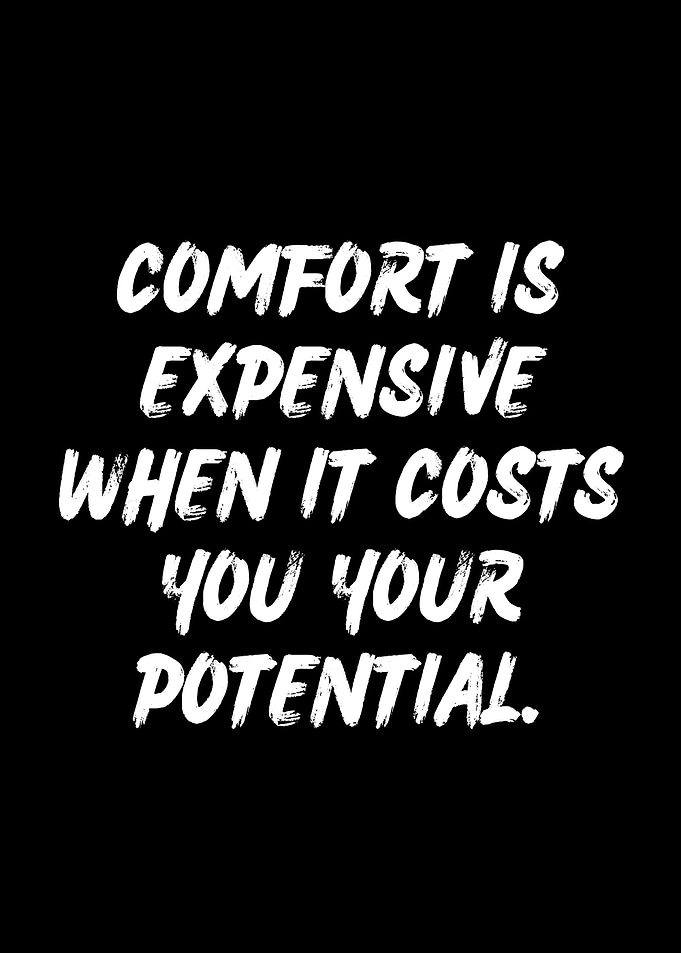 Comfort is expensive