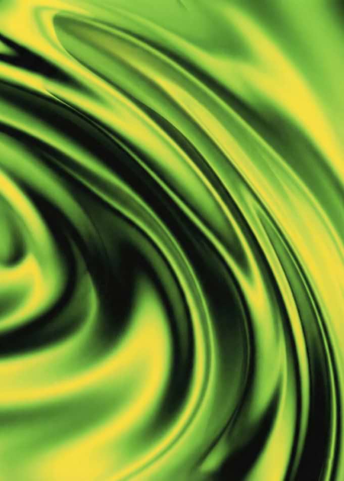 Abstract Green and Yellow Swirls