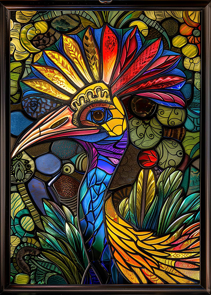 Stained Glass Bird