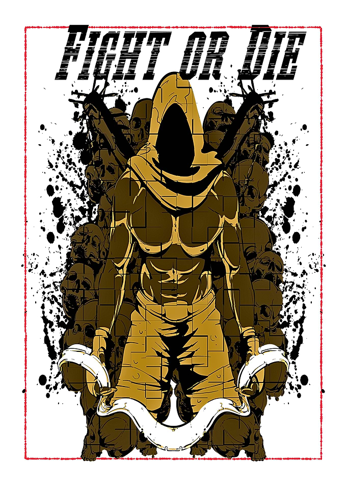 Fight or Die Skull Warrior