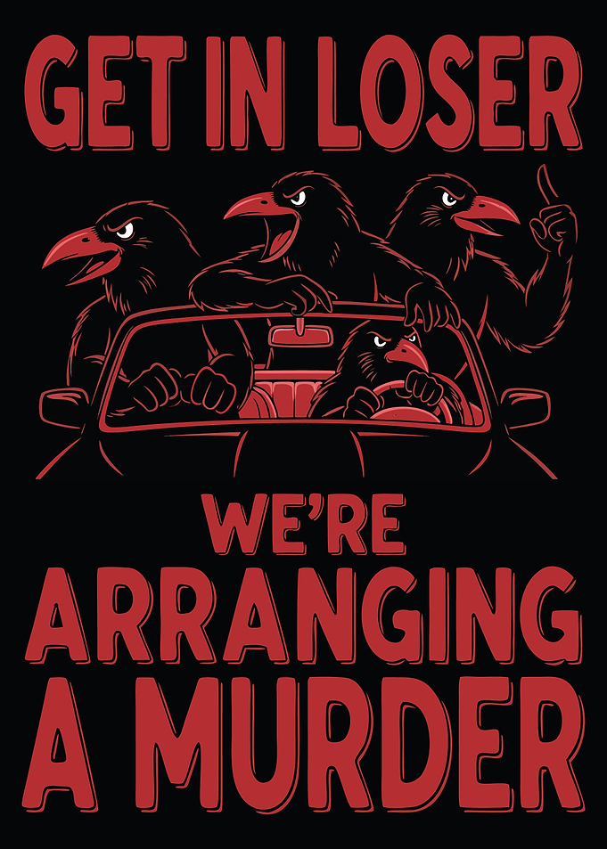 Crows Arranging a Murder