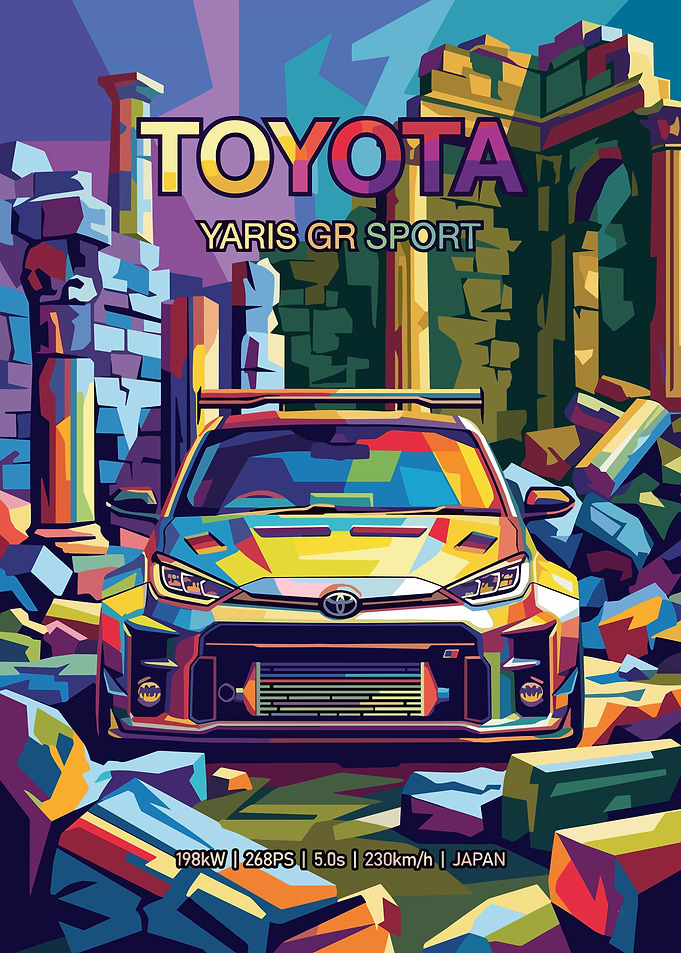 Toyota Yaris GR Sport Pop Art