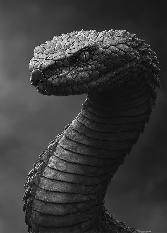 Close-up of a Rattlesnake Head