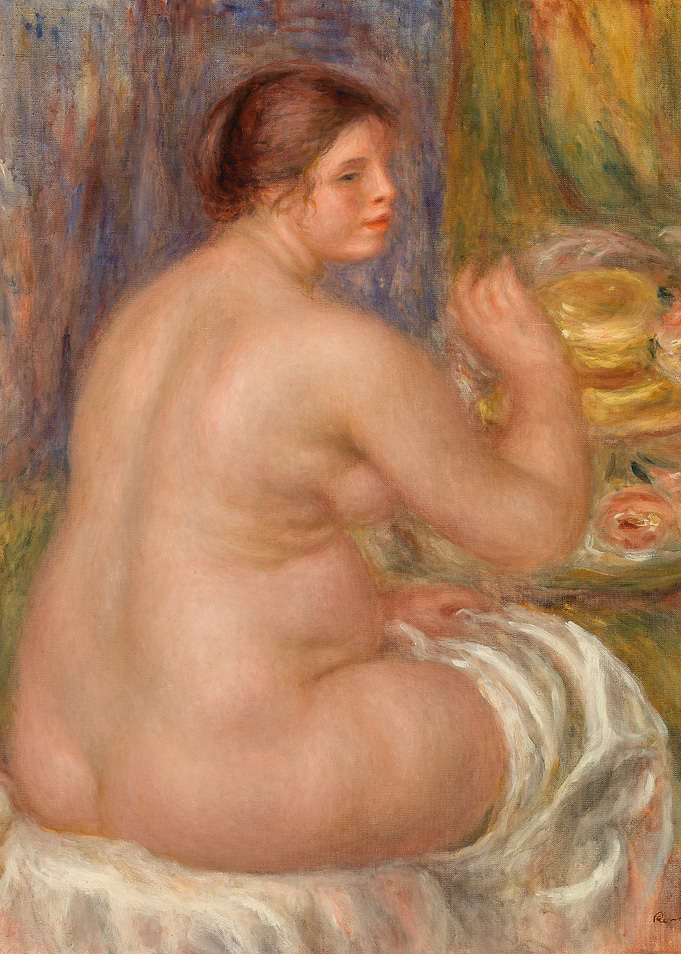 Nude Woman with Flowers