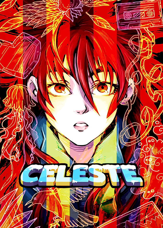 Celeste Game Illustration Art