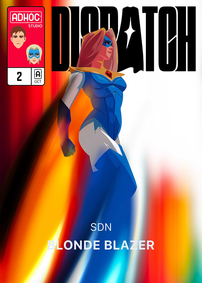 Blonde Blazer Comic Cover