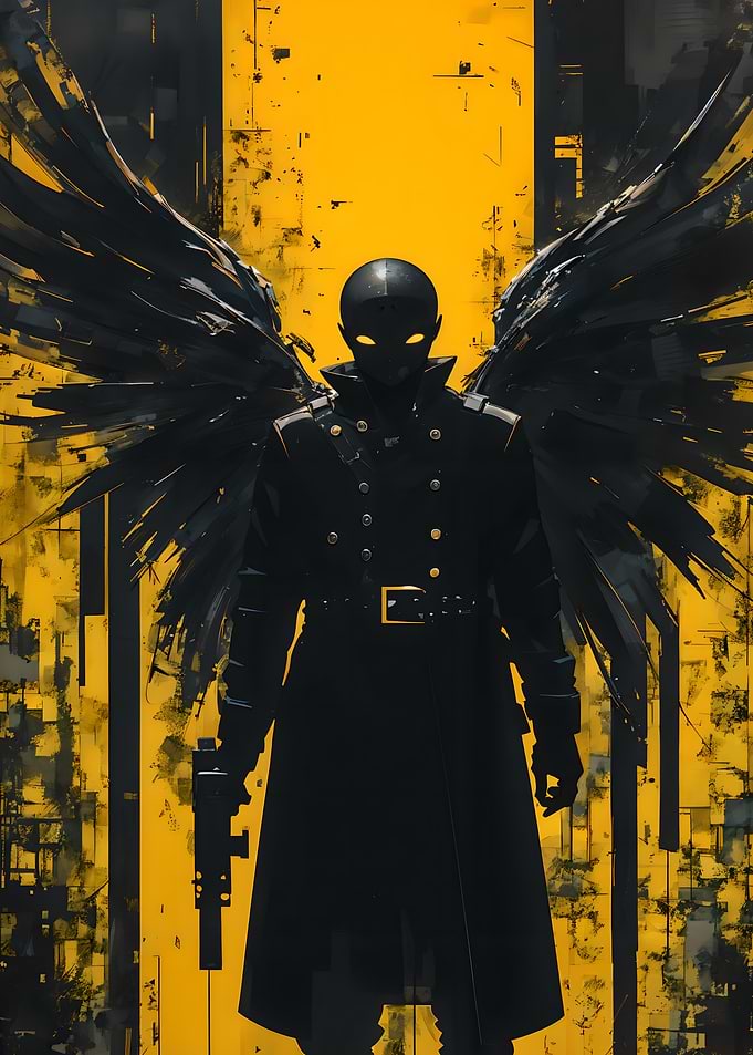 Dark Angel with Gun