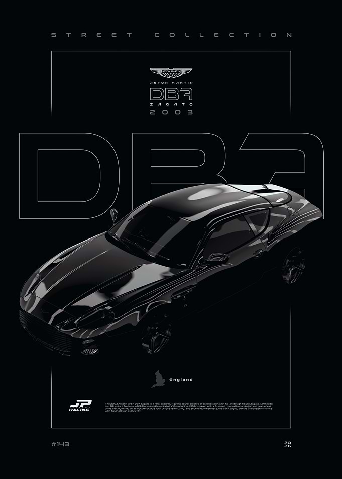 Aston Martin DB7 2003 Poster