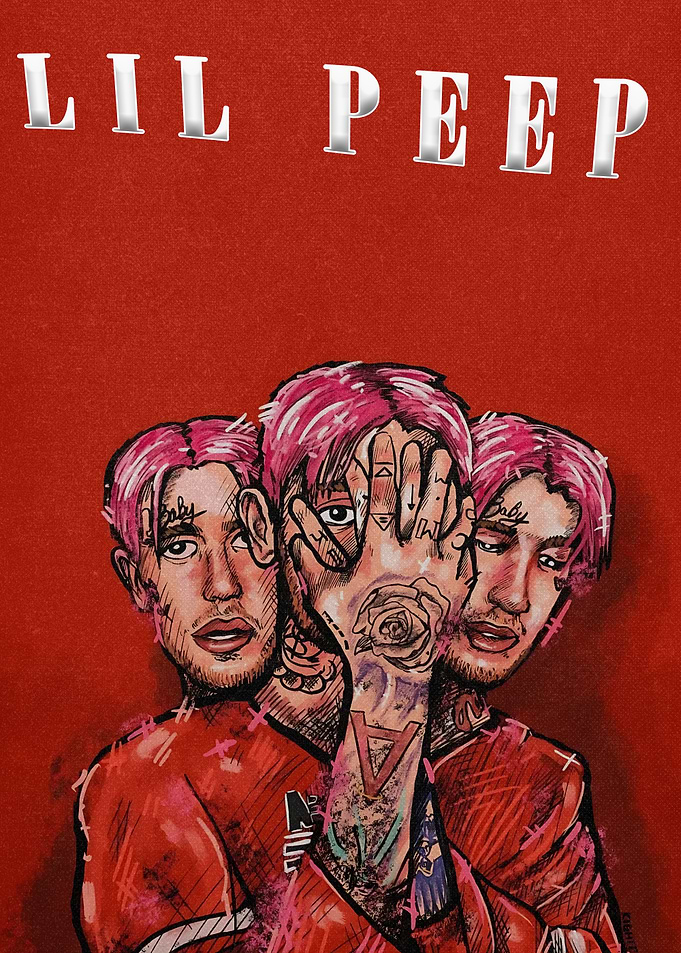 Lil Peep Portrait
