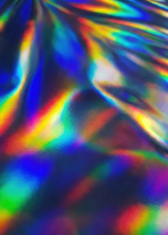 Holographic Abstract Rainbow Texture