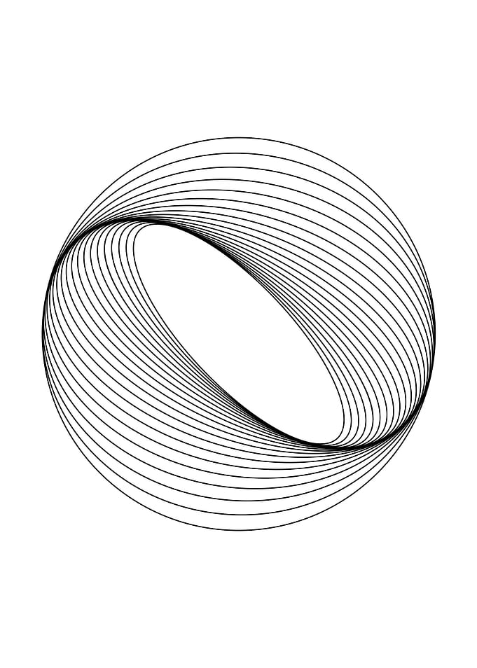 Abstract Elliptical Swirl
