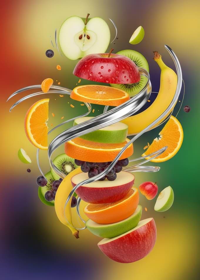 Levitating Fruit Salad