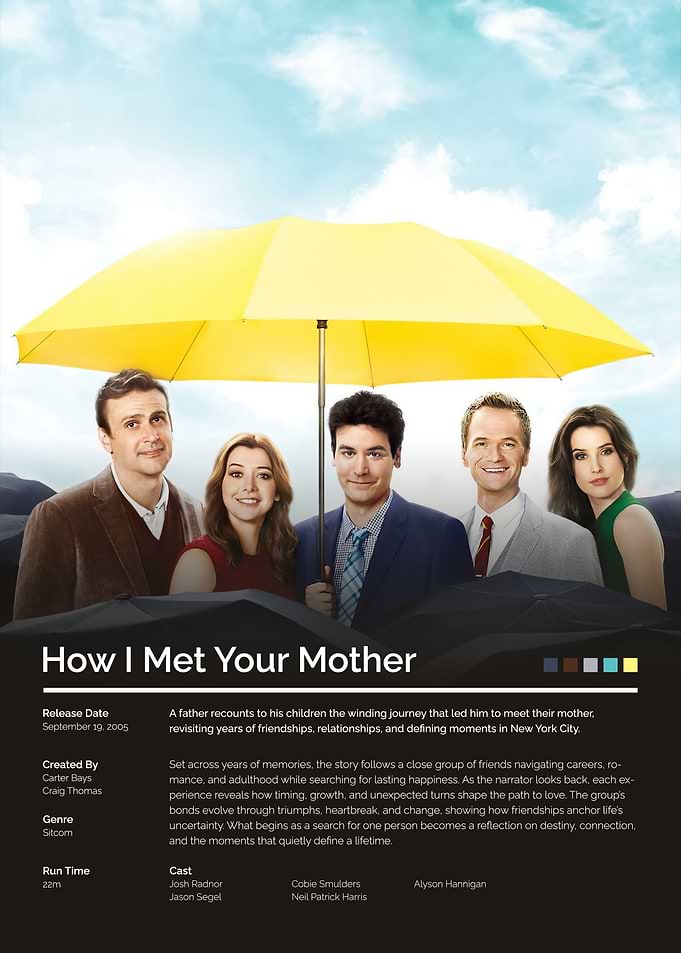 How I Met Your Mother Tv Show Poster