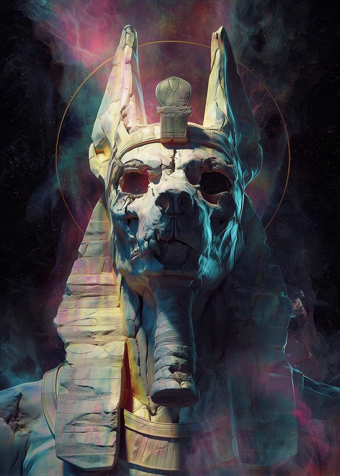 Anubis Cosmic Statue