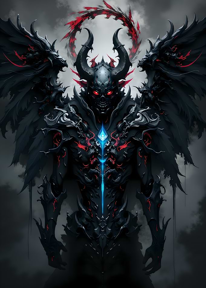 Dark Angelic Demon Warrior
