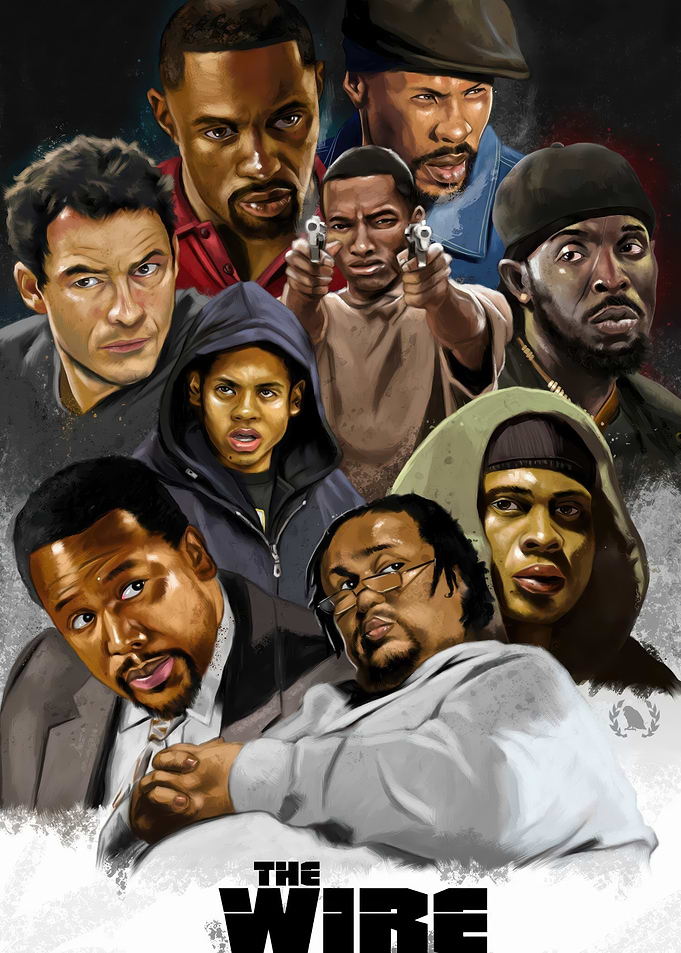 The Wire Cast Collage