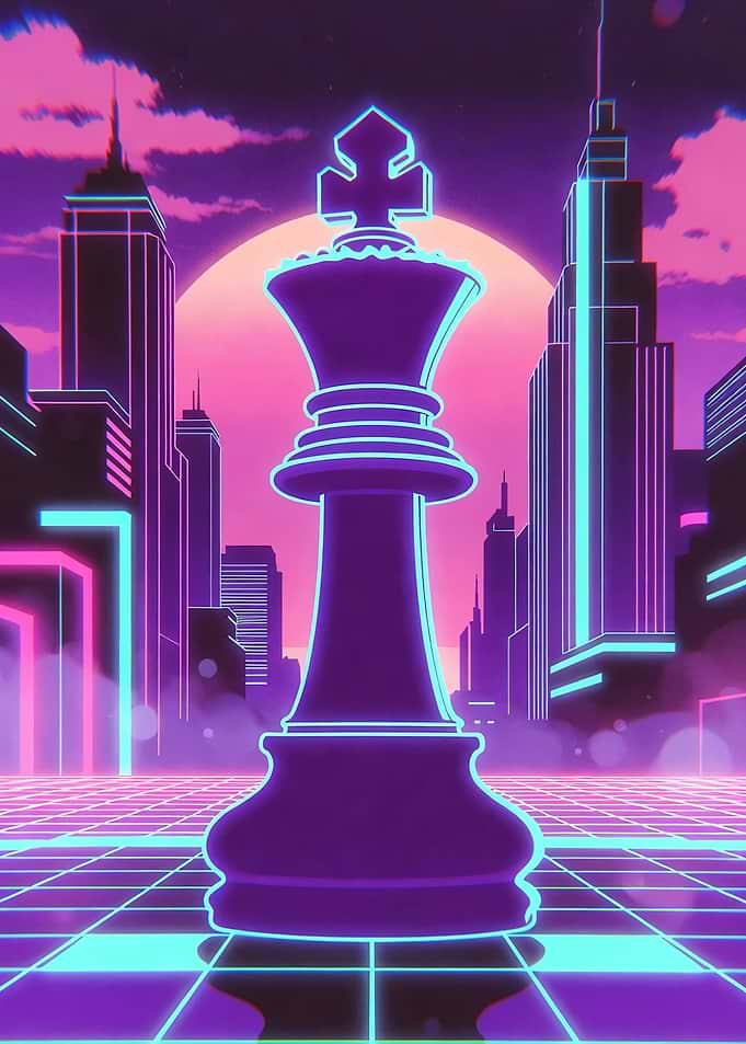 Chess King Cityscape