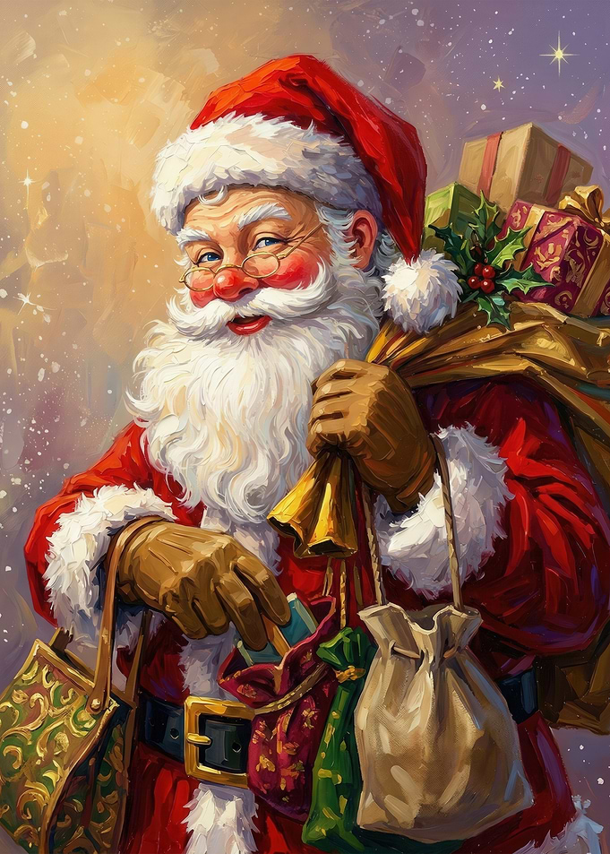 Santa Claus with Gifts