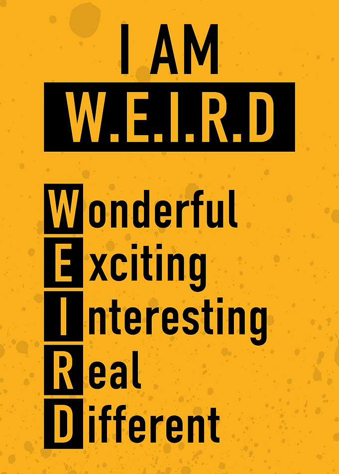 I Am Weird Acrostic