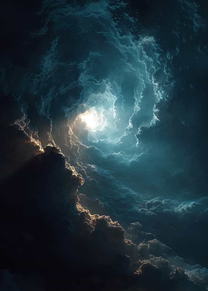 Swirling Cosmic Clouds