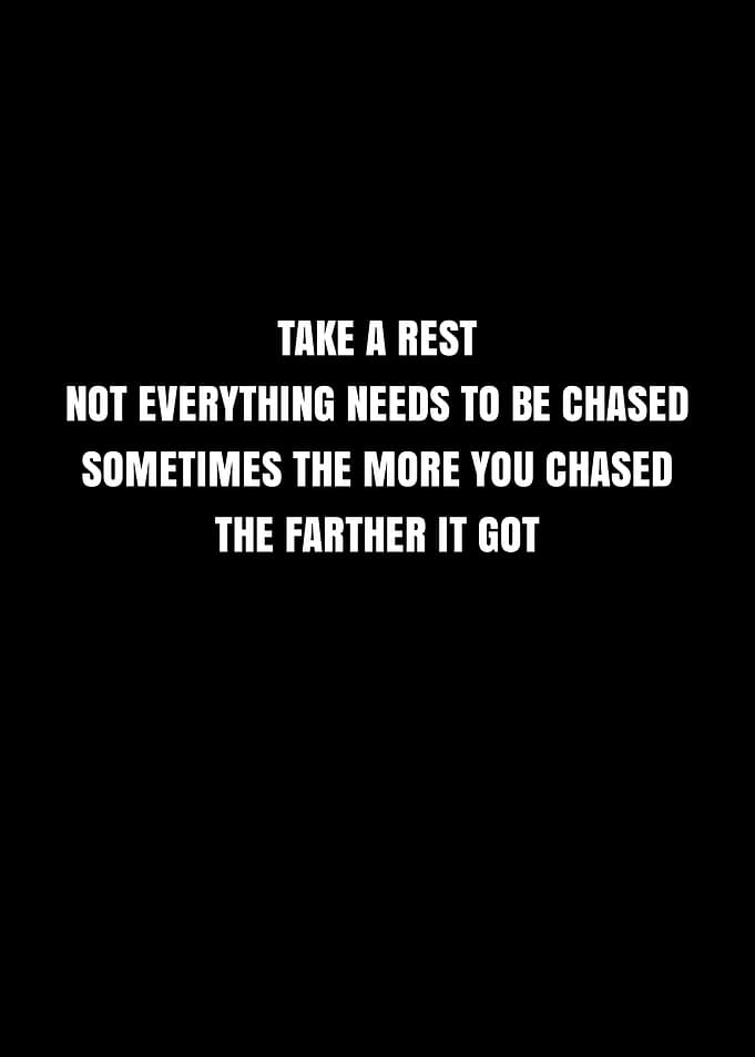 Inspirational Quote on Black Background