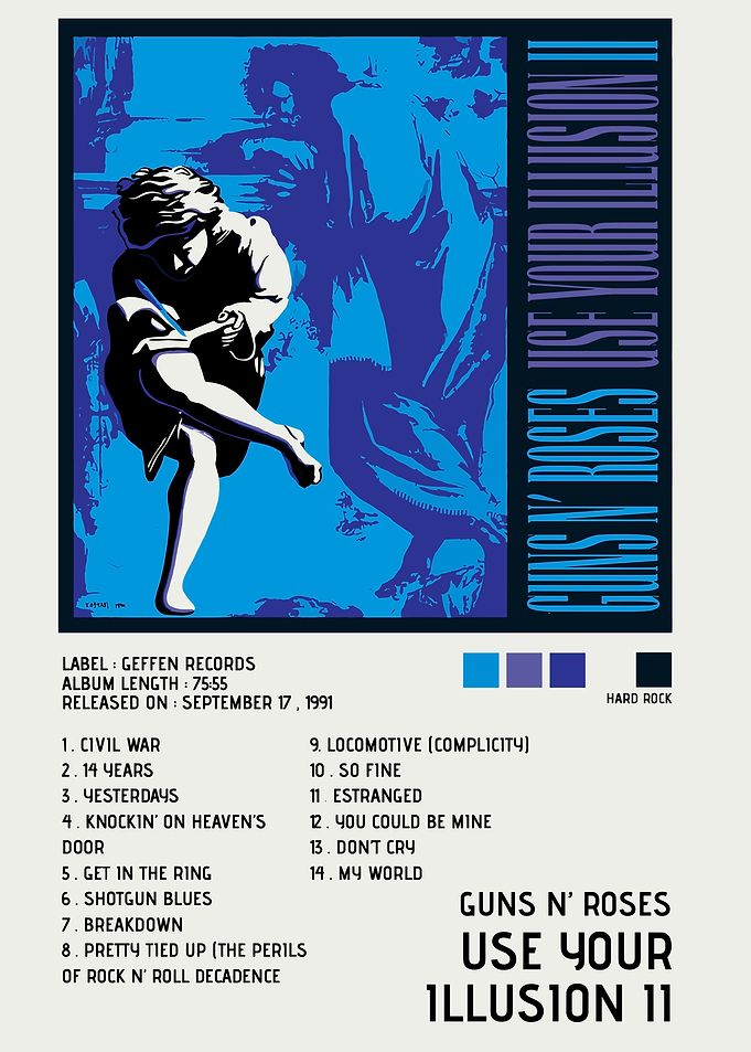 Guns N' Roses Use Your Illusion II Album Art