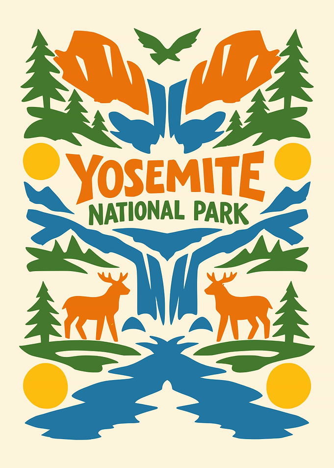Yosemite National Park Poster