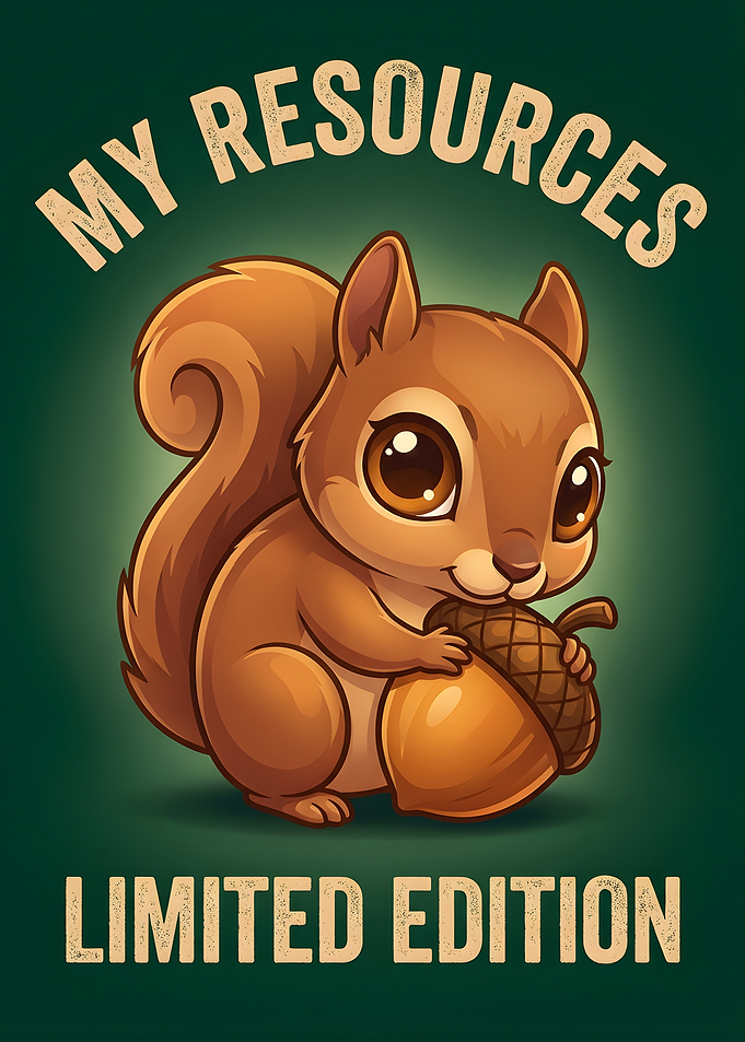 Cute Squirrel with Acorn