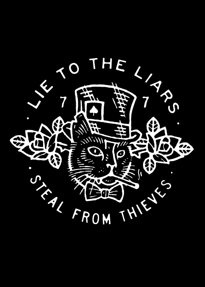 Cat in Top Hat with Roses