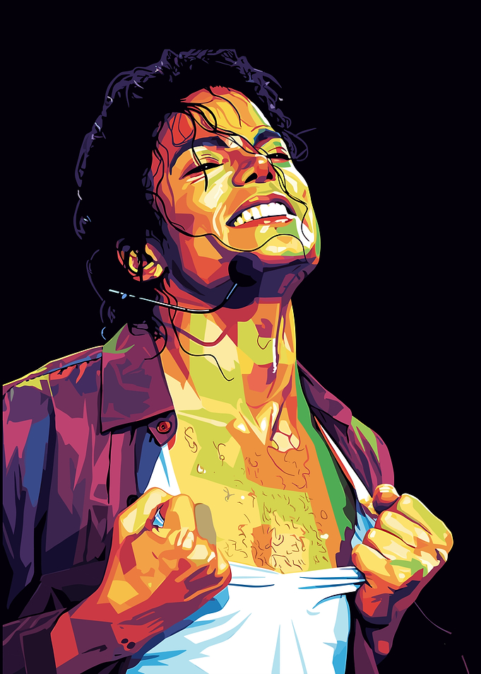 Michael Jackson Pop Art Portrait