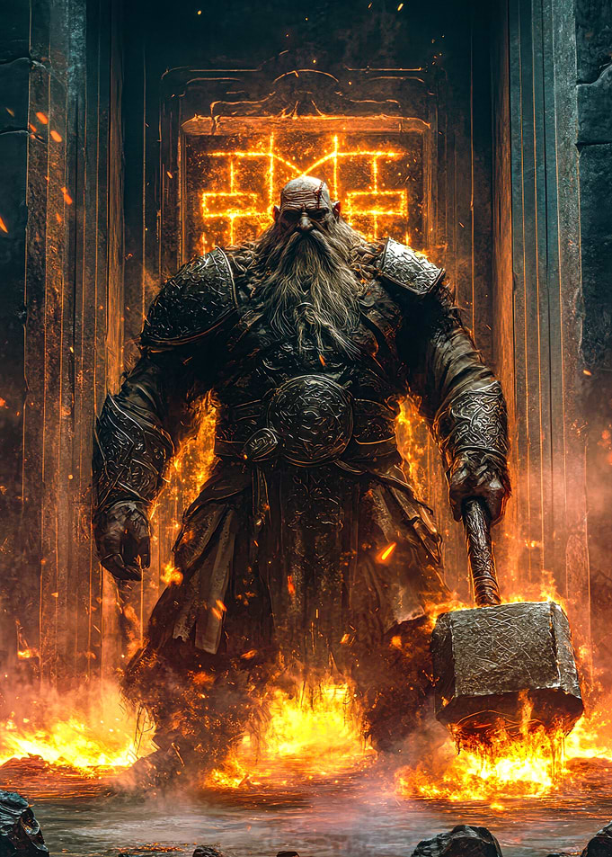 Dwarf Warrior with Hammer