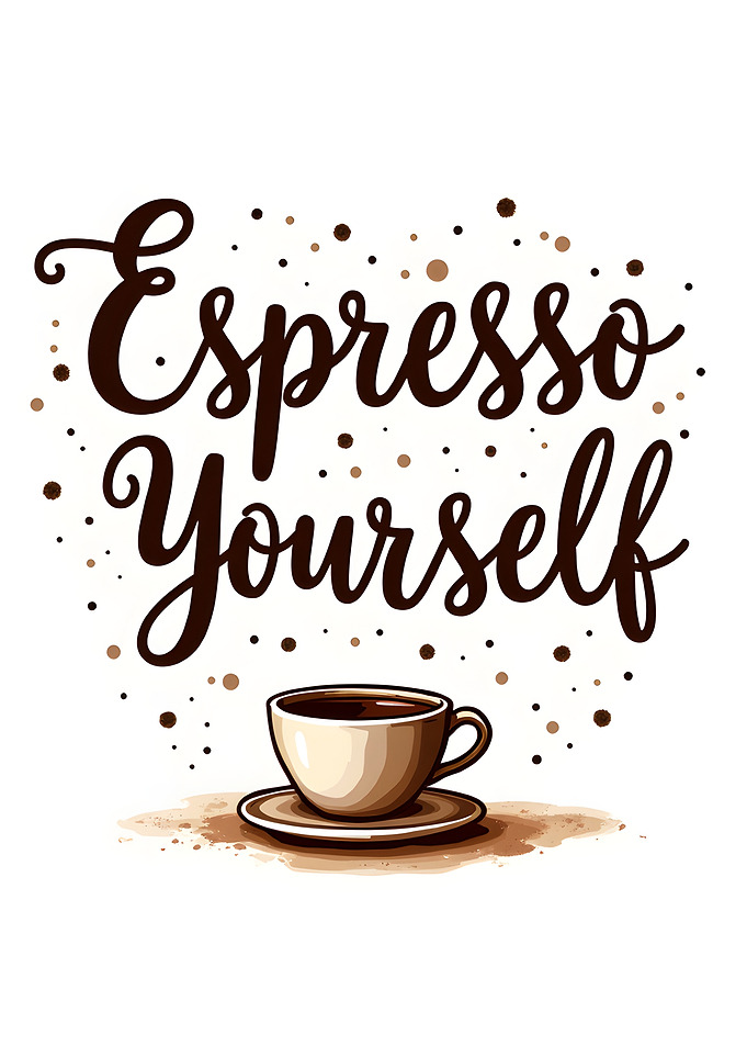 Espresso Yourself Coffee Cup