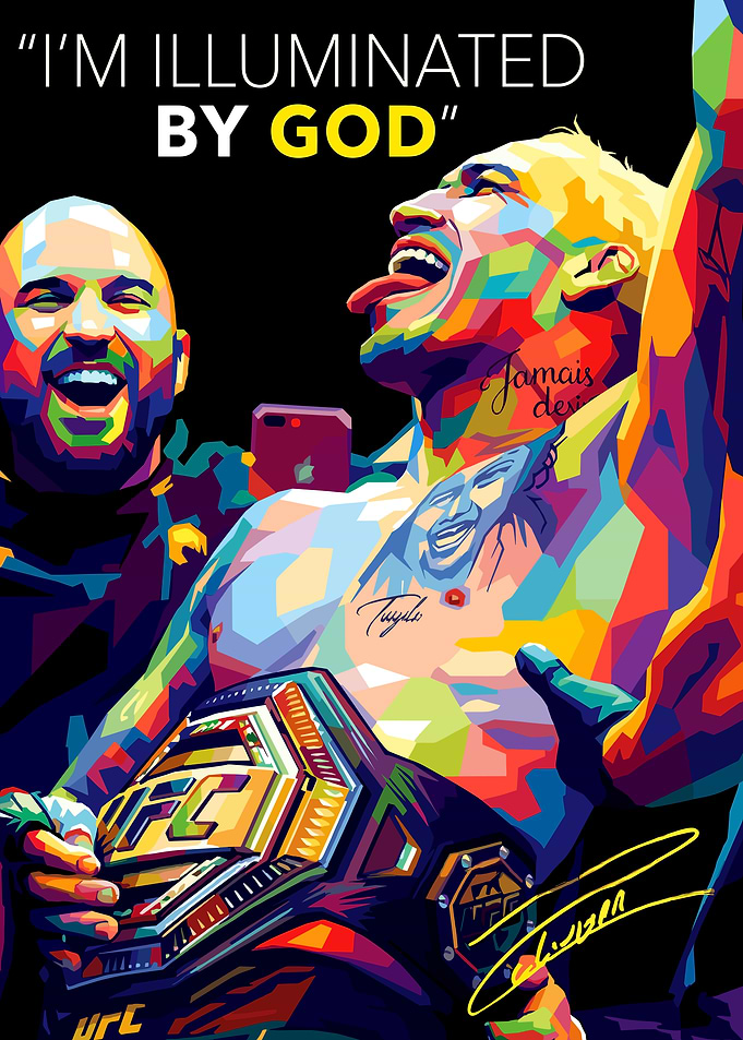 Charles Oliveira UFC Champion Pop Art
