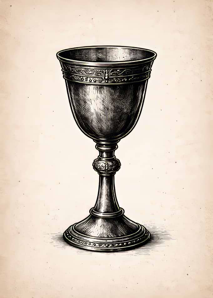 Ornate Silver Goblet