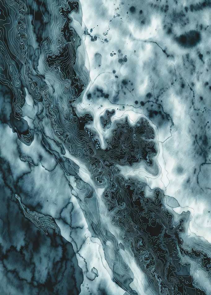 Topographic Map Art