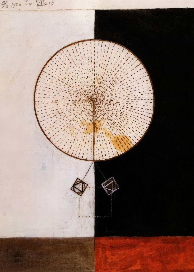 Abstract Geometric Composition with Circle and Cubes