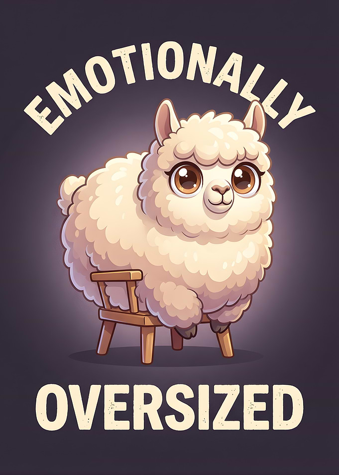 Emotionally Oversized Llama