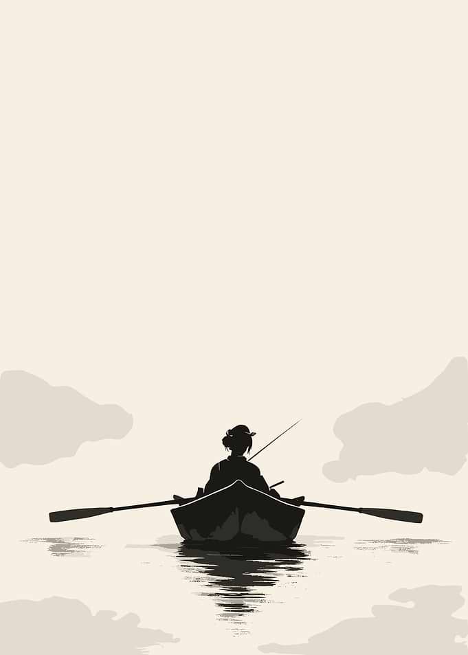 Fisherman in a boat